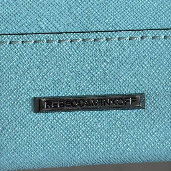 Rebecca Minkoff Leo Envelope Clutch in Sky Blue - Picture 4 of 5